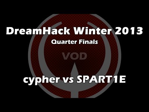 cypher vs SPART1E - DreamHack Winter 2013 Quarter-Finals (Quake Live VOD)