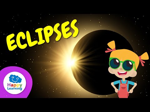 ECLIPSES | ASTRONOMY FOR KIDS | Happy Learning ☀️🌗 🌏