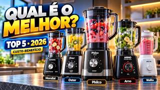 5 Liquidificadores Custo-Benefício que MAIS Valem a Pena em 2026 | Qual é o Melhor?