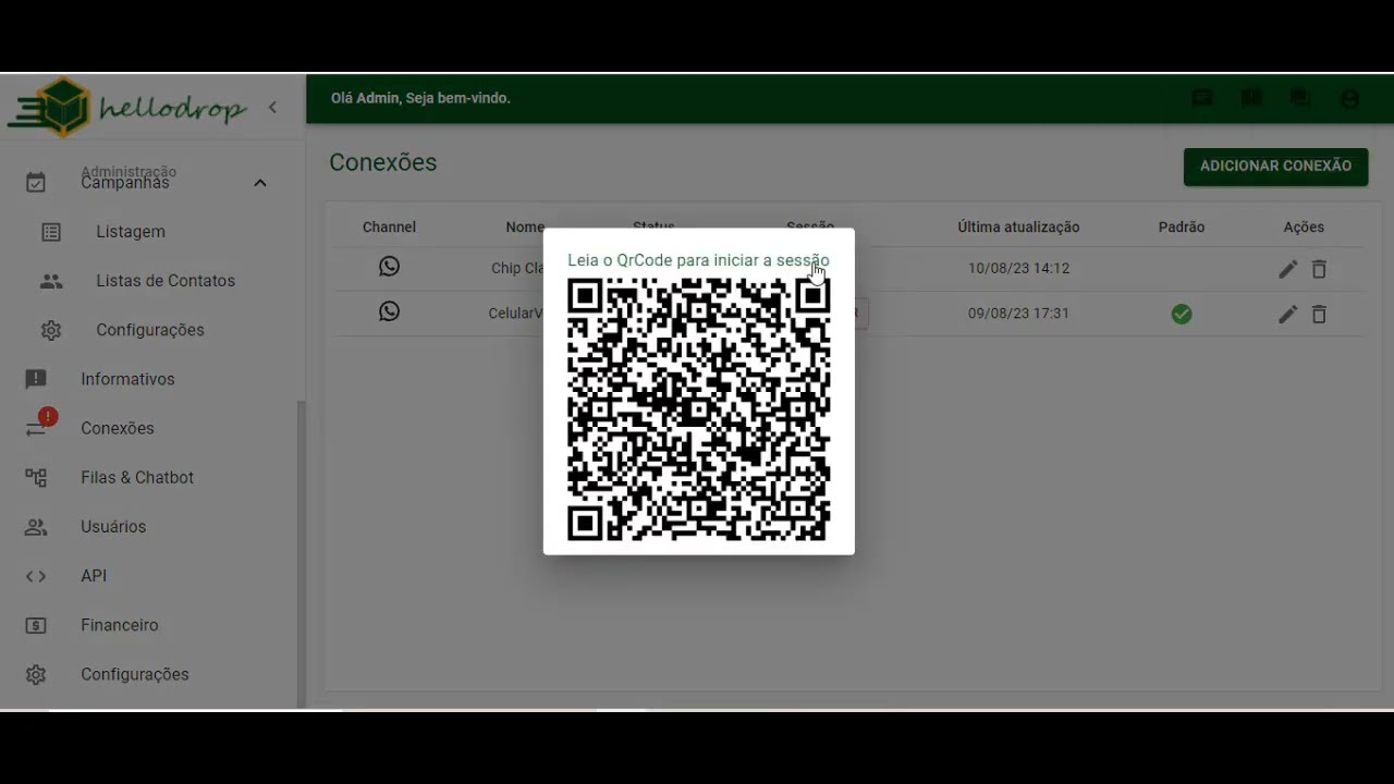Vídeo Apresentação produto chatbot multi atendimento - Whaticket Saas