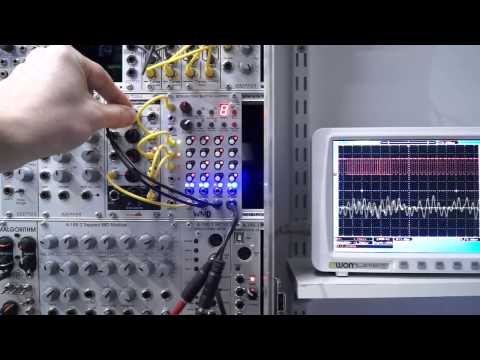 Eurorack Modular chaos: WMD Sequential Switch Matrix (SSM) & Synovatron CV Tools in feedback loop