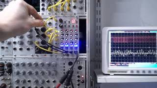 Video thumbnail for Eurorack Modular chaos: WMD Sequential Switch Matrix (SSM) & Synovatron CV Tools in feedback loop by Monty