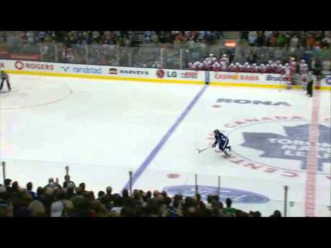 Phil Kessel's Penalty Shot Goal On Jimmy Howard - Jan 7th, 2012