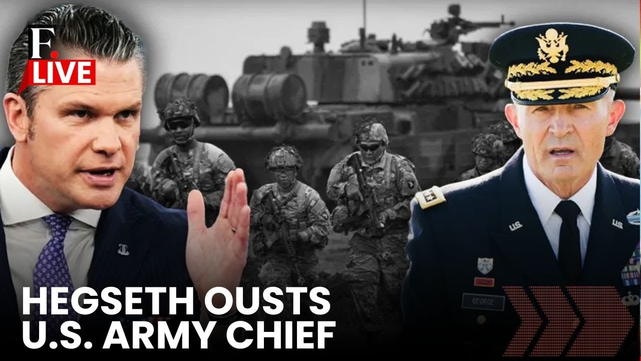 Firstpost LIVE: US Army Chief Steps Down Amid Reported Hegseth Pressure | N18G