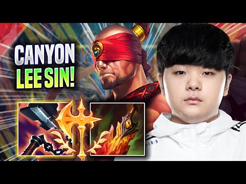 CANYON IS A BEAST WITH LEE SIN! - DK Canyon Plays Lee Sin JUNGLE vs Viego! | Season 2022
