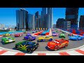 Cars Street Race McQueen Vs Jackson Storm Cruz Juice Drivewell The King Chick Hicks And Friends