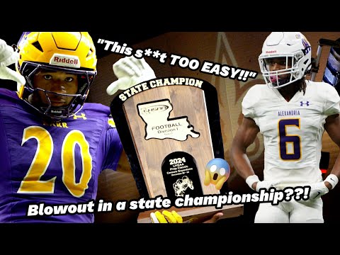 State Championship Clash of Unbeatens ends in BLOWOUT?! No. 1 Karr vs. No. 2 Alexandria (HIGHLIGHTS)