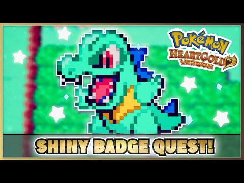 POKEMON HEART GOLD  SHINY BADGE QUEST : SHINY STARTER