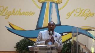 Pastor B. Thompson, LHOHC - God stooped down to give us grace.