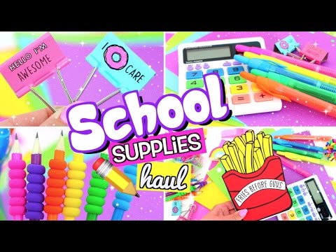 BACK TO SCHOOL SUPPLIES HAUL! Video