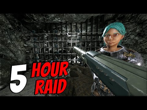 How My OP Tribe RAIDS Oil Cave On 1000x - Ark