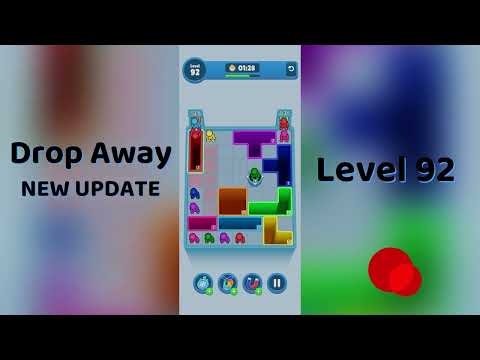 Drop Away Level 92 Walkthrough - NEW UPDATE | Step-by-Step Guide 🧠 | SolutionGuruji