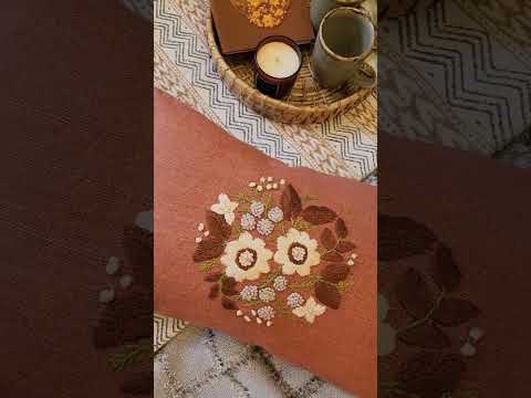 Hand Embroidered Cushion Cover