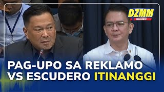 Ejercito denies not acting on ethics complaint vs Escudero | (23 January 2026)
