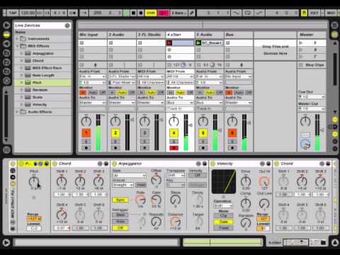 Creating Melodies with Midi Effect Racks in Ableton Live