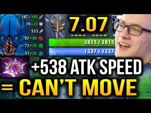 Miracle- Night Stalker 7.07 NEW META Safe Lane - 9 Slotted Dota 2