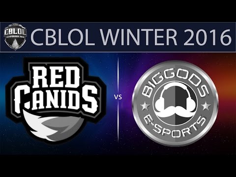 [LoL VODs] RED vs BGG Game 1 | CBLOL Winter 2016 (05.06.2016) - RED Canids vs Big Gods