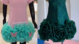 How to make Elegant Organza Fabric Flower/ DIY Tutorial for Beginners 