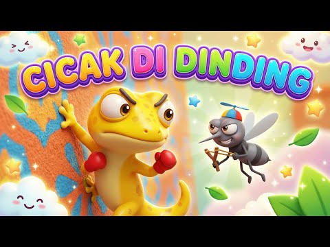 Cicak Cicak di Dinding 🦎🎵 | Lagu Anak Indonesia Populer | Animasi 3D Ceria
