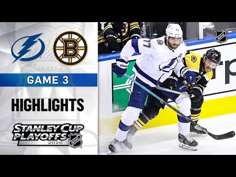 NHL Highlights | Second Round, Gm3 Lightning @ Bruins - Aug. 26, 2020