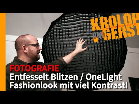 Unleashed Flash / OneLight - Fashion look with lots of contrast!📷 Krolop&Gerst