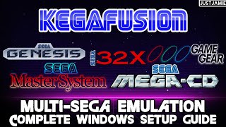 Kega Fusion ☆ Sega Multi-Emulator Full Setup Guide #kegafusion #sega #emulator