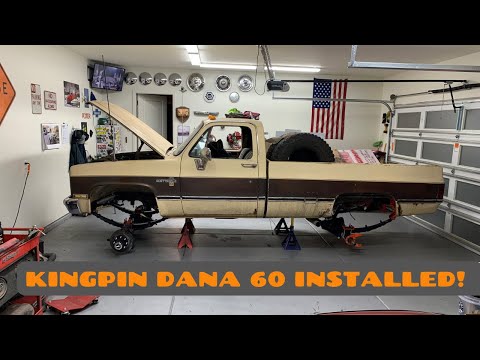 K30 Trail Build, Kingpin D60 front axle installed!
