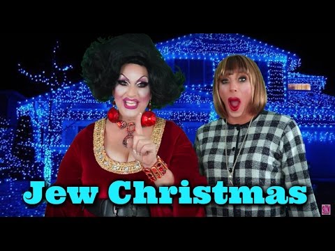 EXCLUSIVE! Jackie Beat & Sherry Vine Parody Two Holidays At Once With Jew Christmas! Get Your First Look!