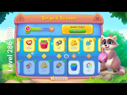 Gameplay Gardenscapes Level 286-289
