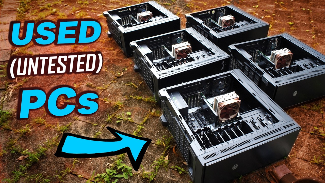 Taking a chance on these CHEAP USED Gaming PCs.