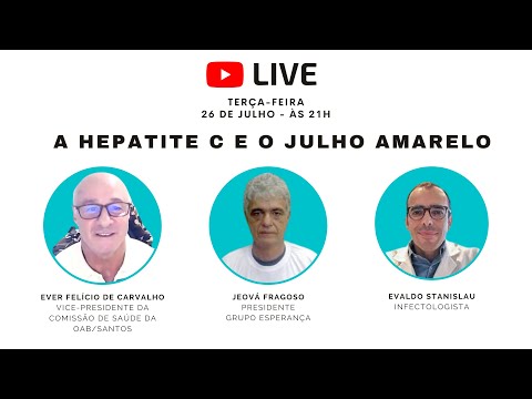 LIVE ÀS TERÇAS: A Hepatite C e o Julho Amarelo