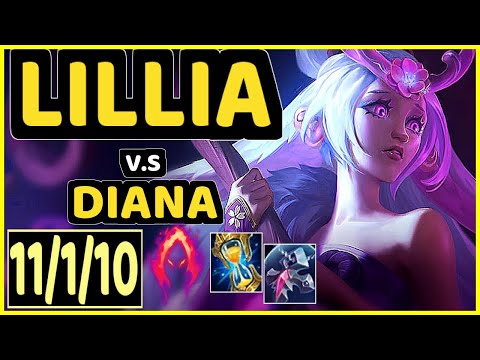 KREOX (LILLIA) vs DIANA - 11/1/10 KDA JUNGLE GAMEPLAY - EUW Ranked GRANDMASTER