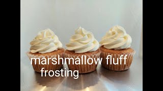 EASY MARSHMALLOW FLUFF FROSTING RECIPE