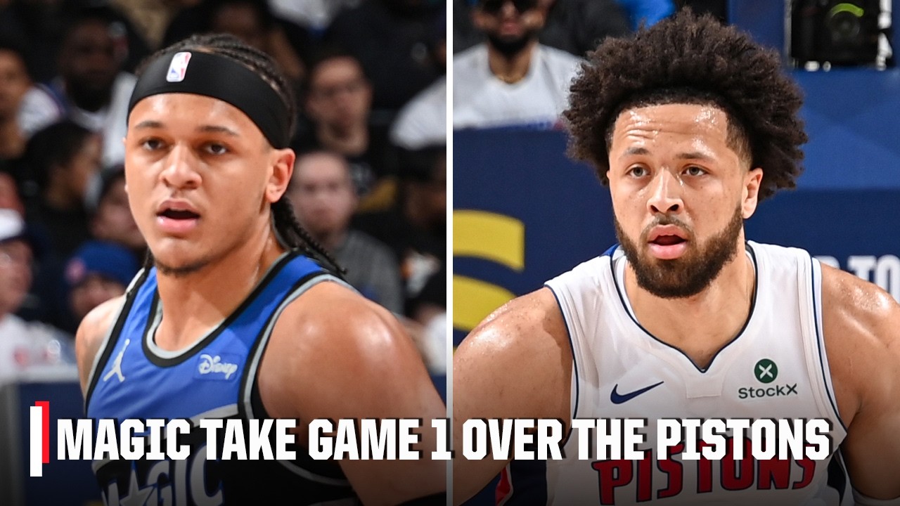 Paolo Banchero and the Magic take Game 1 against Cade Cunningham and the Pistons 🍿 | NBA on ESPN