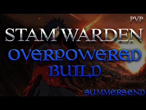 THE OVERPOWERED STAM WARDEN BUILD - Cyrodiil Zerg EXPOSE Build | DragooX