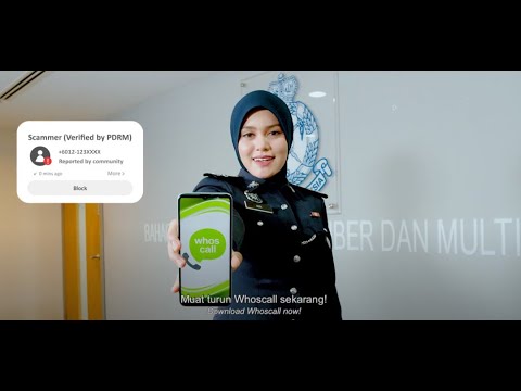 PDRM x Whoscall Be Smart Stay Alert Anti-Scam Video