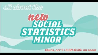 UCLA Social Data Science Minor - Stats Club Info Session