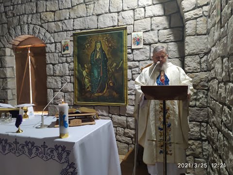 Charbel TV-Transmisja Mszy Świętej, godz.19.30-Uroczystość Zwiastowania Pańskiego-Florencja