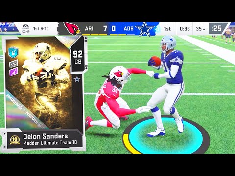 Deion Sanders Plays Receiver and Scores 2 Touchdowns! Madden 20 Ultimate Team Ep.24