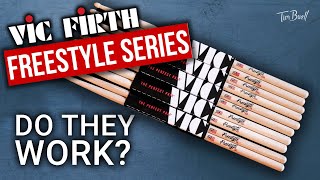 Video thumbnail for Do they work? | Vic Firth Freestyle Drumsticks | Product Demo by Tim Buell