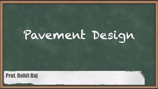 Pavement Design-Transportation Engineering 1-Hindi