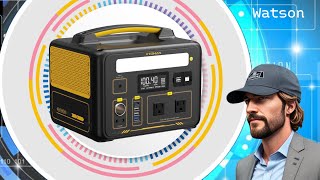VTOMAN Jump 600X Portable Power Station 600W, 299Wh Solar Generator