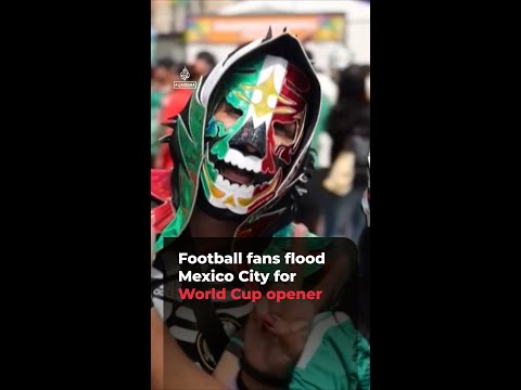 World Cup mania at Mexico’s Zocalo Square