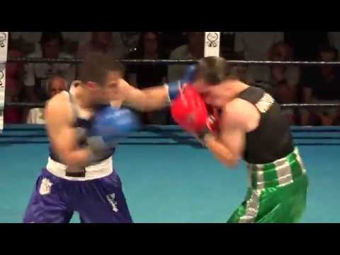 Velada boxeo amateur Elche. Sábado, 16-junio-2018. 10º combate: Ernesto Peral -VS- Manuel Mateo.