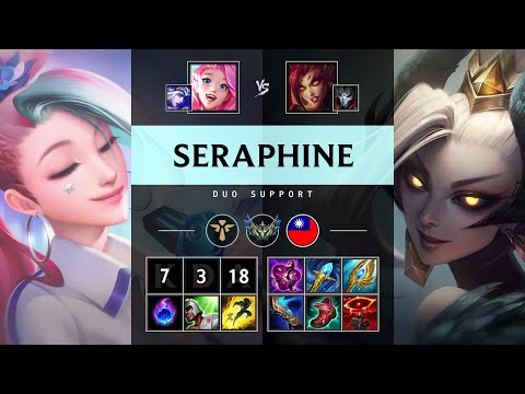 Seraphine Support vs Zyra: Killing spree - TW Challenger Patch 14.24