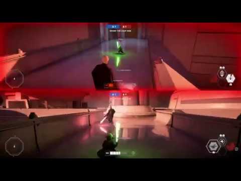 Star Wars Battlefront 2 - Count Dooku Testing Against other Heroes (ARCADE)