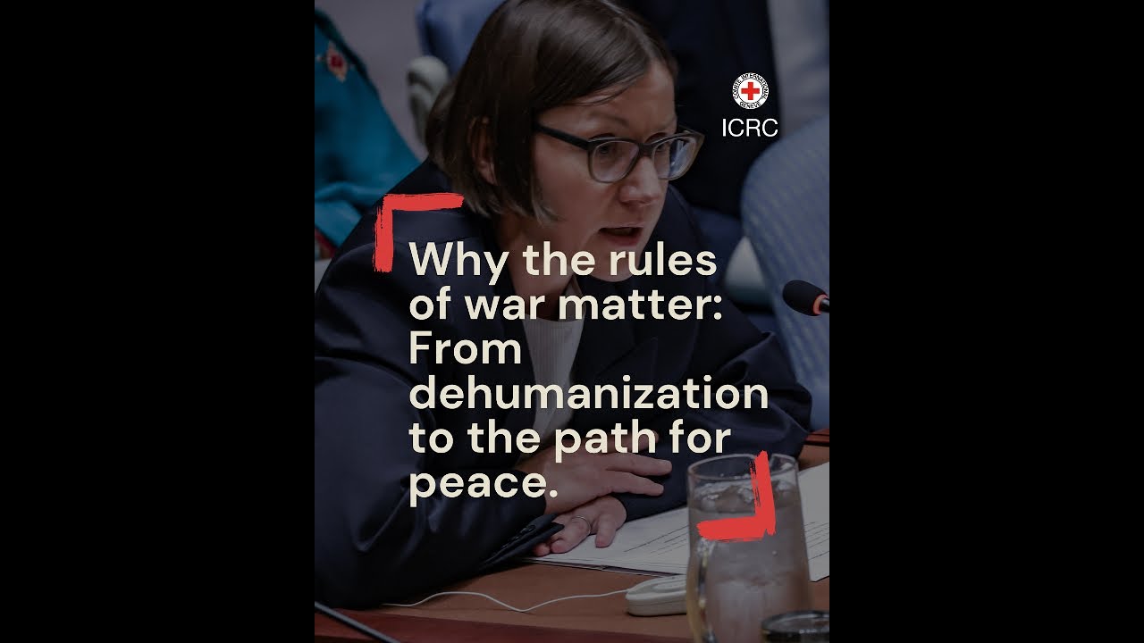 ICRC president speaking to the UN Security Council during Protection of Civilians Week
