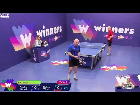 WINners CUP table 2  25.11 Priadko Sergei - Ziakun Viktor 21:00