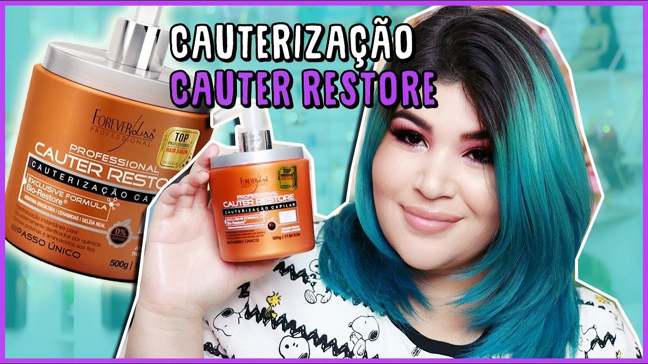 💎 CAUTERIZAÇÃO CAUTER RESTORE - FOREVER LISS [Low Poo]
