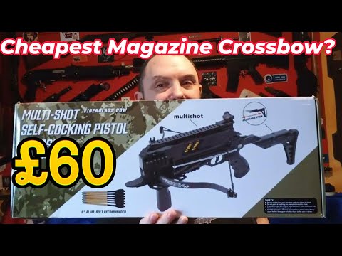 Cheapest Magazine Crossbow! £60 Mankung MK-TCS3BK Sobek